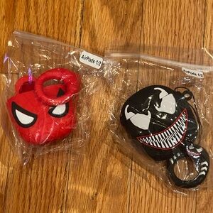 Apple AirPods 1/2 Red and Black Character Covers